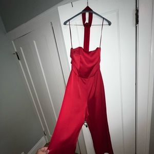 Express red jumpsuit NWOT!